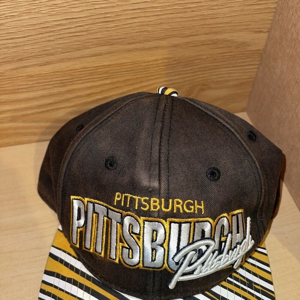 Vintage Snapback Snap Back Hat Pittsburgh Steelers Zubaz Zebra Logo 90's  New With Tags NWT NFL Football – For All To Envy