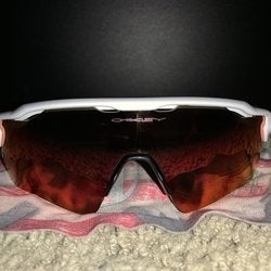 White Men's Oakley Radar EV Sunglasses