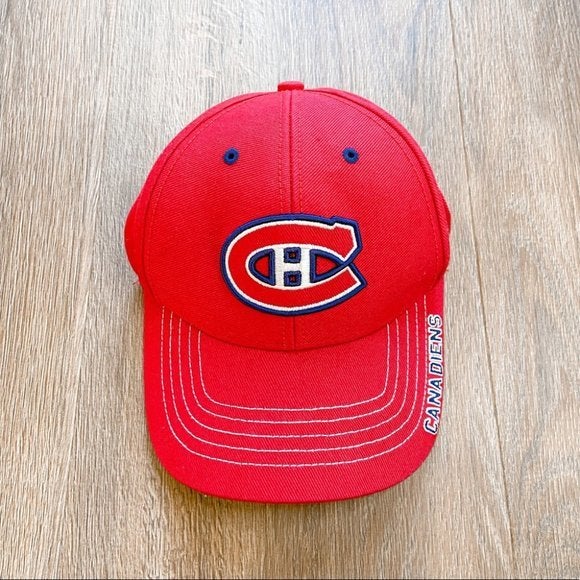 Red Men's Used NHL Montreal Candadiens Hockey Cap