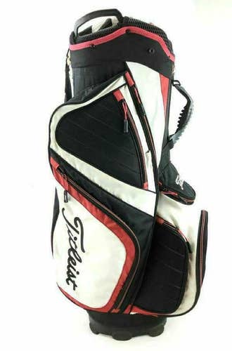 Titleist Black/White Size 14-Way Cart Golf Bag