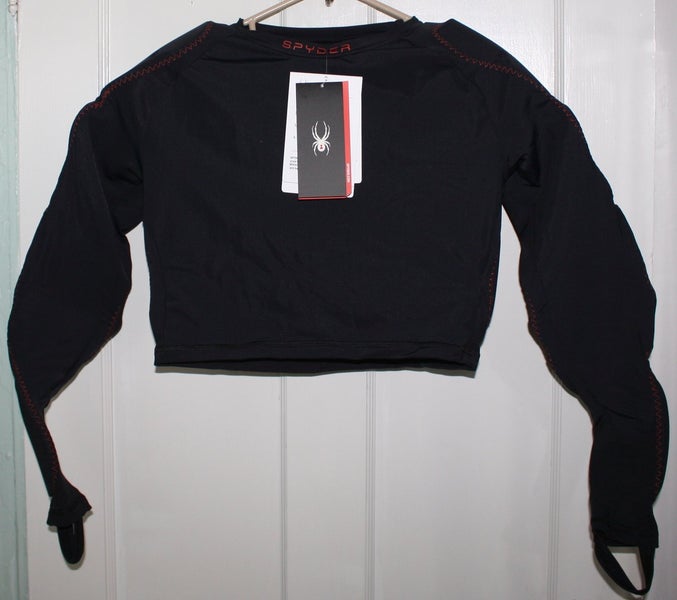 *NEW* Men's Large Spyder Bashor top *body armor* black *Padded top* stealth