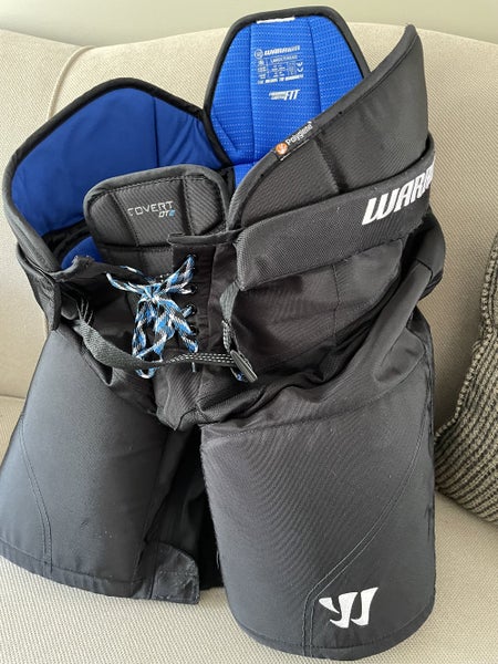 Black Used Junior Large Warrior Covert DT2 Hockey Pants (for height 5'0" - 5'5")
