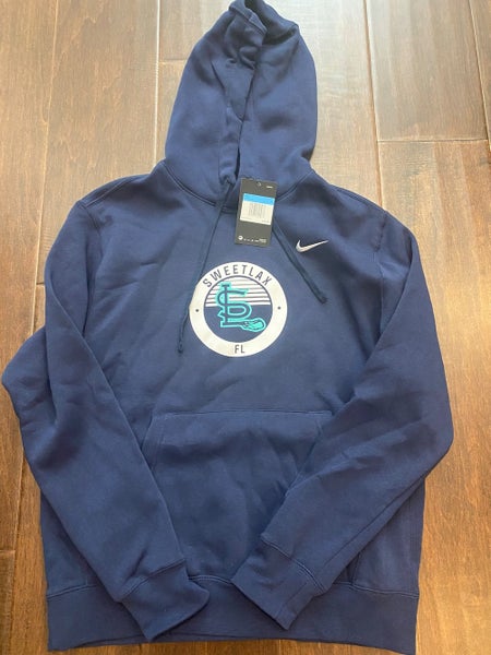 New Nike Sweetlax Fleece Pullover Sweatshirt Large