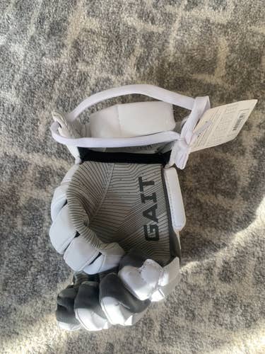 White New Player's Gait 12" Lacrosse Gloves