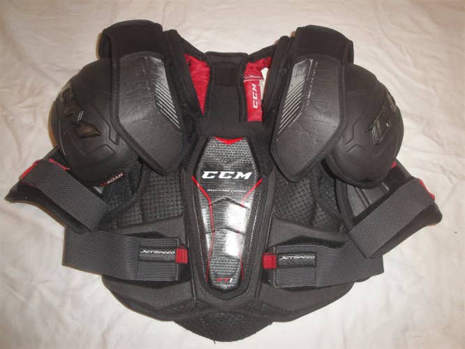 CCM JETSPEED FT 1 SHOULDER PADS SENIOR SMALL USED