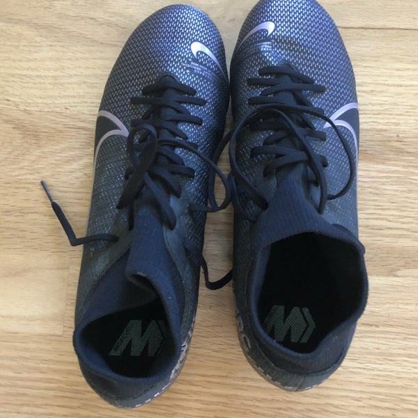 Black Used Men's Size 9.0 (Women's 10) Turf Cleats Nike Mercurial Vapor Cleats