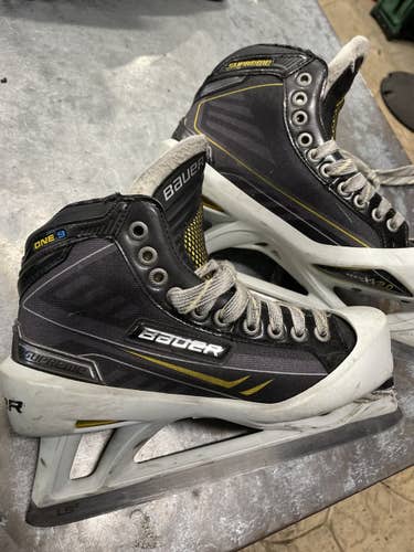 Bauer Supreme ONE.9 Goalie Skates Size 7D