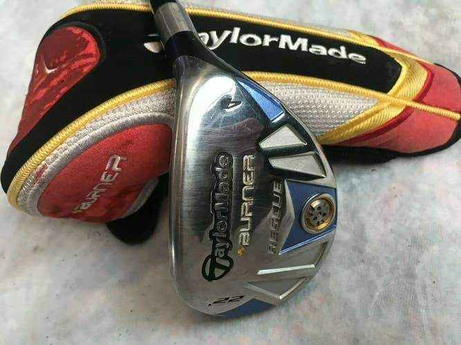 Women's TaylorMade Burner Rescue  22° #4 Hybrid REAX 50g LADIES Graphite *Good*