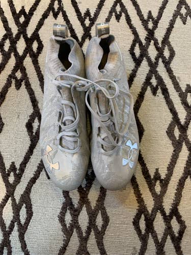 Gray Used Size 11 (Women's 12) Under Armour Cleats