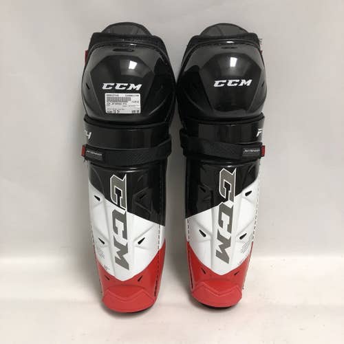 Used Ccm Jetspeed Ft4 16" Ice Hockey Shin Guards