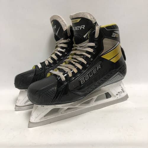 Used Bauer Supreme 35 Senior 9 Ice Skates Goalie Skates