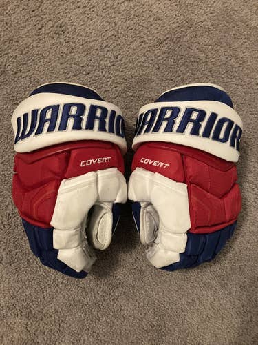 Red Senior Warrior 13" Pro Stock Covert QR Gloves