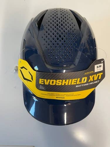 EvoShield XVT Youth Batting Helmet - New - Navy Blue - Size 7 - 7 1/2