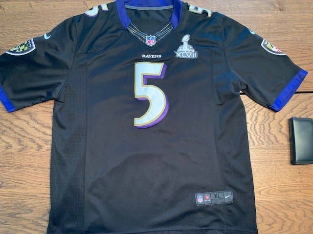 Baltimore Ravens Flacco Size XL Jersey