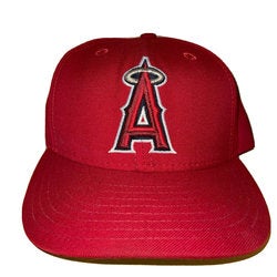 Vintage Anaheim Angels California New Era Fitted Hat Size 7 Authentic Collection