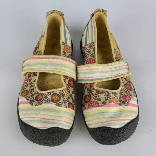 Keen Womens Harvest Mary Jane Shoes Multicolor Floral Hook Loop Round Toe 7.5
