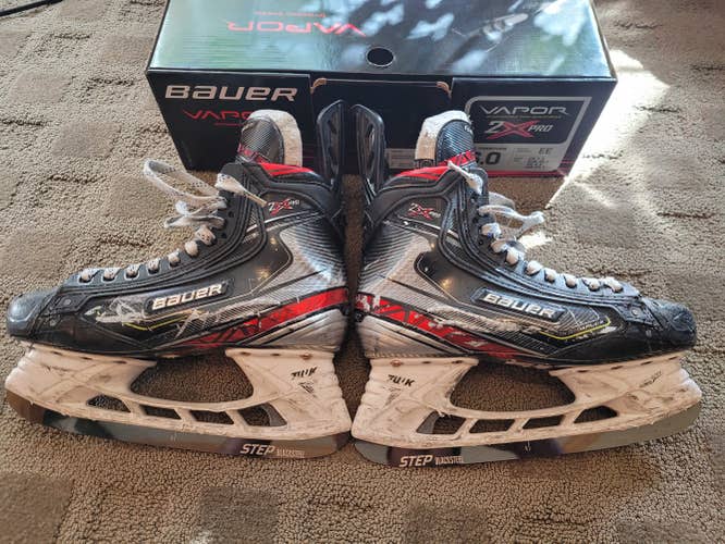 Bauer Vapor 2X Pro Hockey Skates Size 6.0 EE w/ STEP Blacksteel
