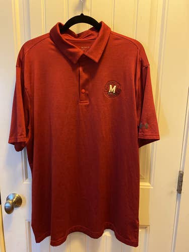 University of Maryland Under Armour 2XL Polo Shirt