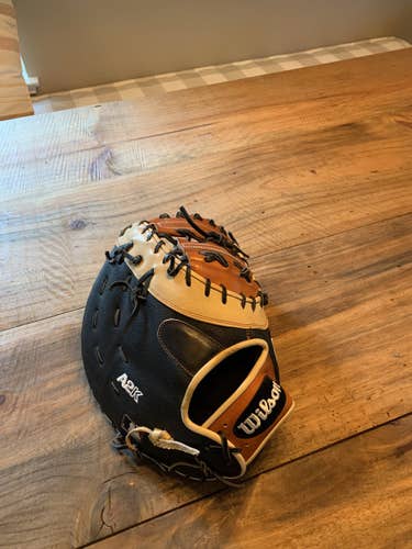 Brown Used First Base 12.5" A2K Baseball Glove