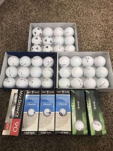 Golf Ball Lot Of 54