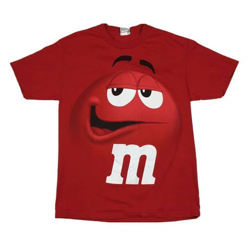 Vintage Y2K M&Ms Red M&M Cartoon Character T-Shirt Men's Size Large