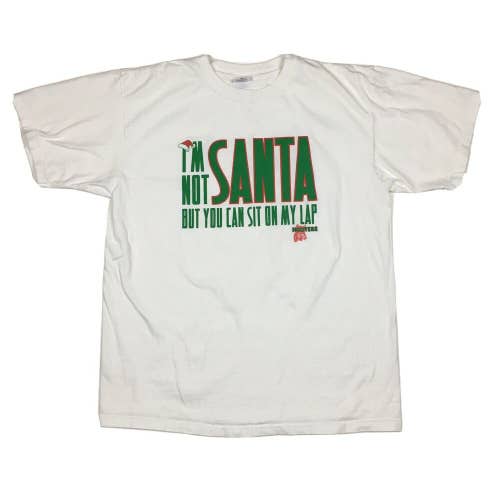 Vintage 90s Hooters Restaurant I'm Not Santa But You Can Sit on My Lap (Large)