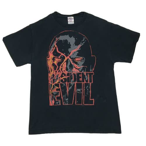 Vintage Y2K Resident Evil Deadly Silence Capcom Video Game T-Shirt (Medium)