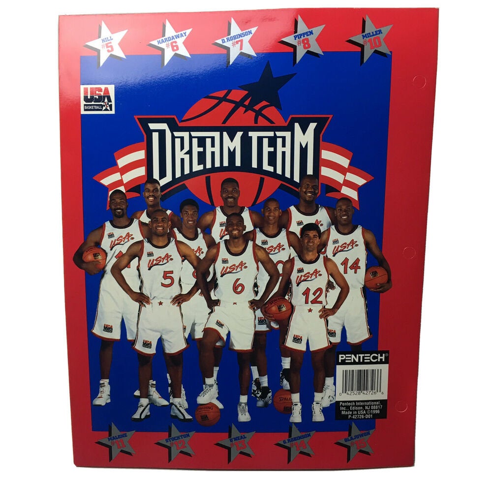 Olympics Dream Team 1996 USA II Blank Basketball Jersey Champion