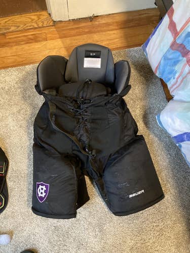 Black Senior Small Bauer Pro Stock Nexus Hockey Pants