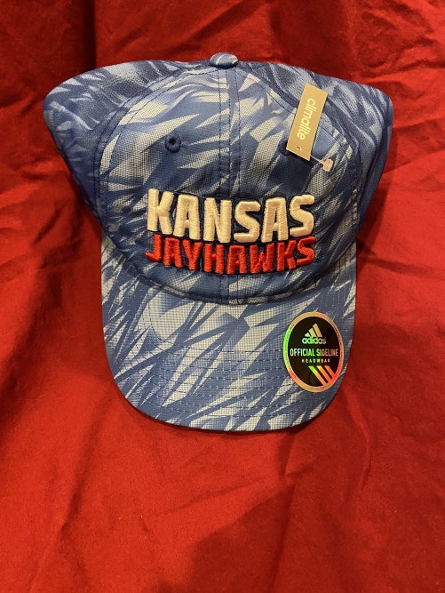 NCAA Kansas Jayhawks Adidas Team Issued Sideline Hat * NEW NWT