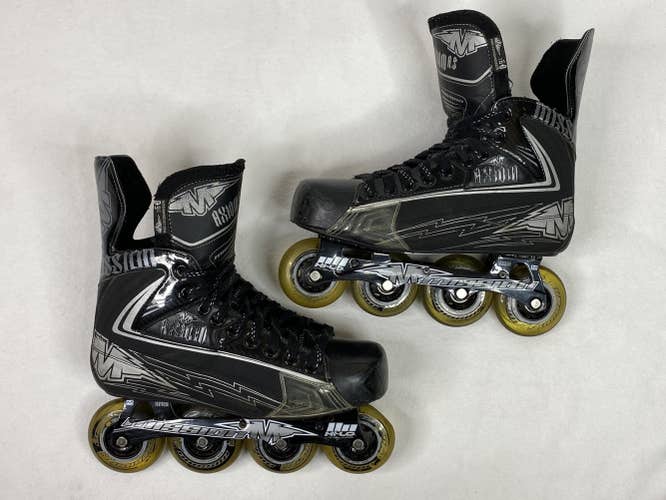 Mission Axiom A3 Inline Roller Hockey Skates Size 9E (Men US Shoe 10.5