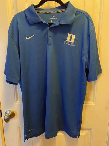 Duke Blue XL Dry-Fit Polo