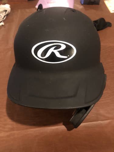 Black Used 6 7/8 Rawlings Mach Batting Helmet
