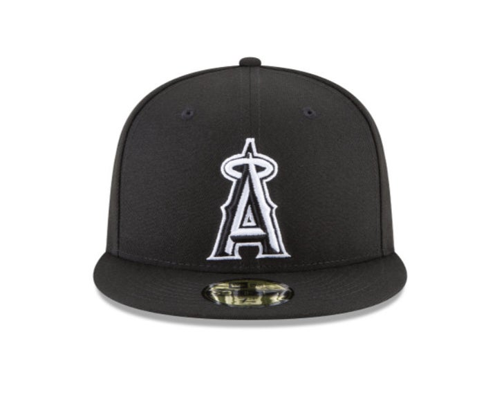 New Era 59Fifty MLB Los Angeles Angels Of Anaheim Black Fitted Cap