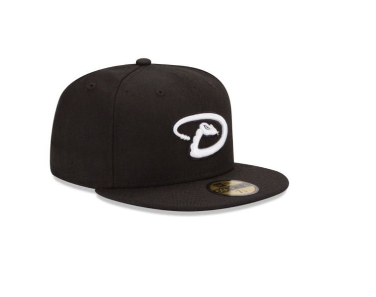 Lids Arizona Diamondbacks Fanatics Branded Iconic Color Blocked Fitted Hat  - White/Black