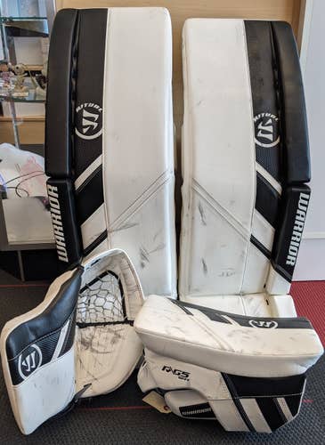 Used Warrior Ritual RG5+ Goalie Full Set