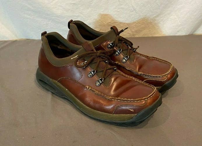 Cole Haan Country N-ike Air Brown Leather Sturdy Walking Shoes US Men's 11 GREAT