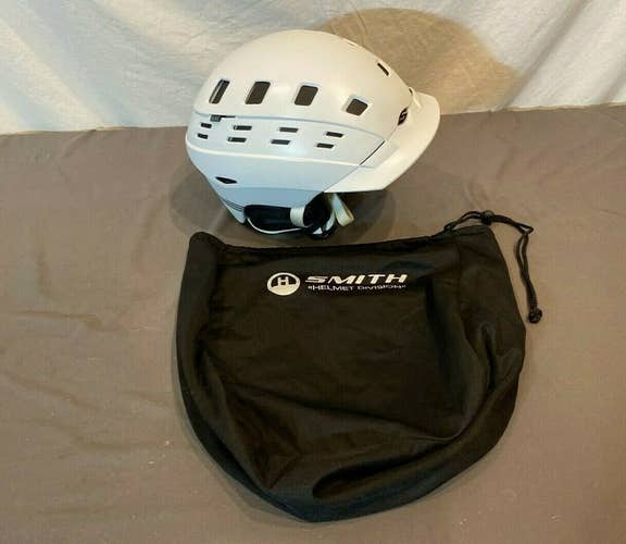 Smith Variant Brim Ski/Snowboard Helmet X-Static Liner White L 59-63mm w/Bag