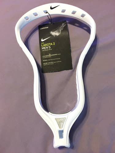 Brand New White Nike Lakota 2 Head Unstrung