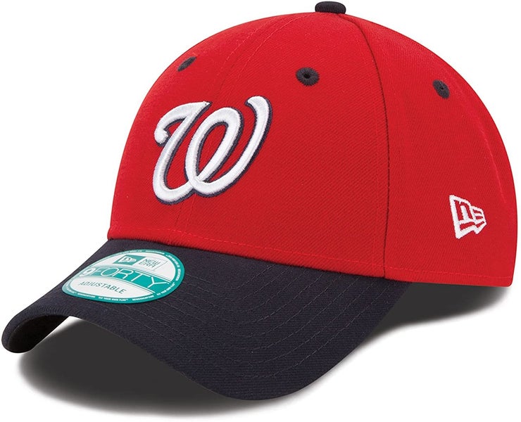 New Era Washington Nationals Hat Cap Mens Adjustable Strapback Blue MLB  Baseball