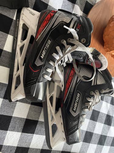Used Bauer Extra Wide Width Size 7.5 Vapor X2.9 Hockey Goalie Skates