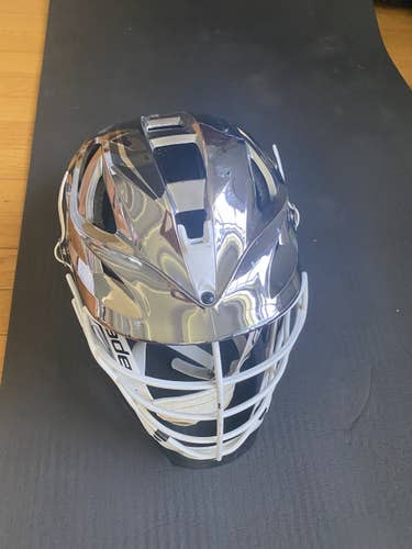 Chrome Providence College Lacrosse Helmet (Cascade S)i