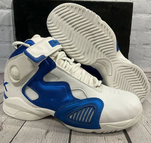 Reebok Men’s ATR The Pump Basketball Shoes Size 6.5 Royal White New With Defect