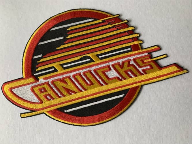Vancouver Canucks Flying Skate Hockey Jersey Crest Logo - Throwback Retro Skate logo - 8” x 12”