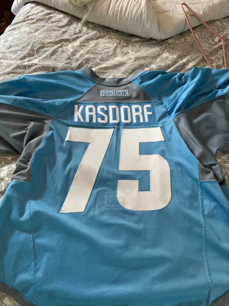 Winnipeg Jets Goalie Cut Reebok Practice Jersey Pro Stock