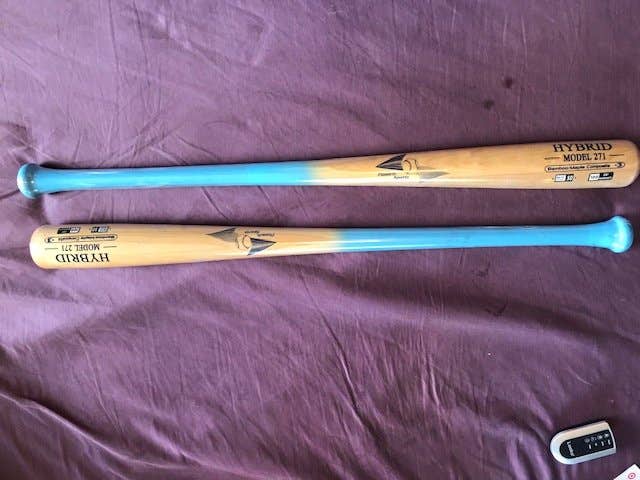 2 New High School/College BBCOR Certified Pinnacle Sports Hybrid 271 Bat (-3) 33"