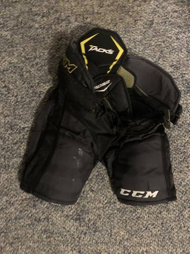 Black Used Medium CCM  Tacks 6052 Hockey Pants