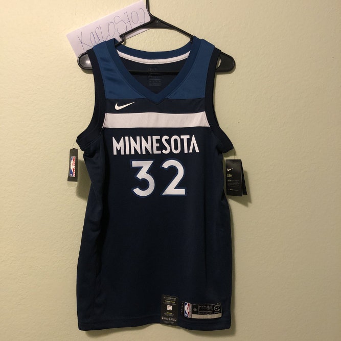 Nike Minnesota Timberwolves Karl Towns Swingman Jersey Size Small
