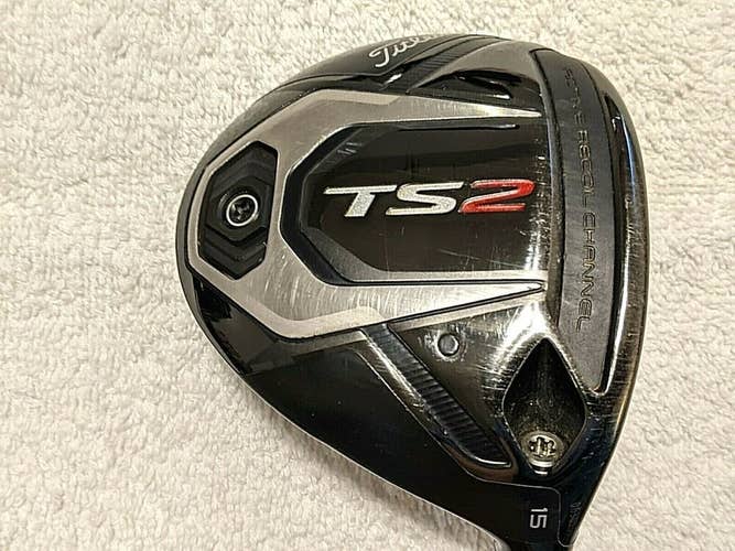 TITLEIST TS2 3 WOOD W TENSEI BLUE 65 GRAM REGULAR FLEX SHAFT AND HEAD COVER