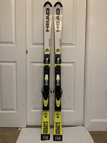150 cm 2020 HEAD Racing World Cup Rebels i.SL RD Skis With Bindings Max Din 11